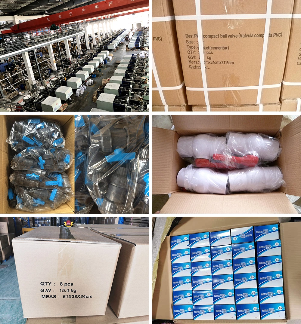 UPVC Manufacturers Pipe Compact Ball Valve for Water Supply