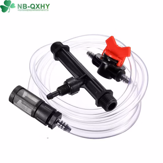 Valvola a sfera in PVC con valvola per irrigazione agricola con cappuccio rosso di buona qualità